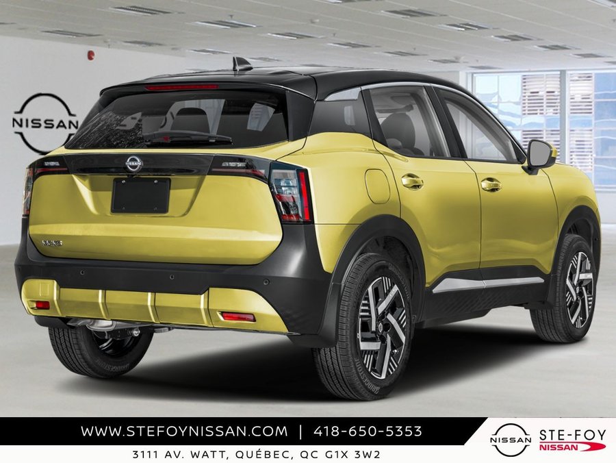 NISSAN Kicks K6074 2026 Jaune yuzu métallisé/Noir intense