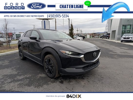 Mazda CX-30 GS AWD, SIEGES ET VOLANT CHAUFFANTS 2023 Noir