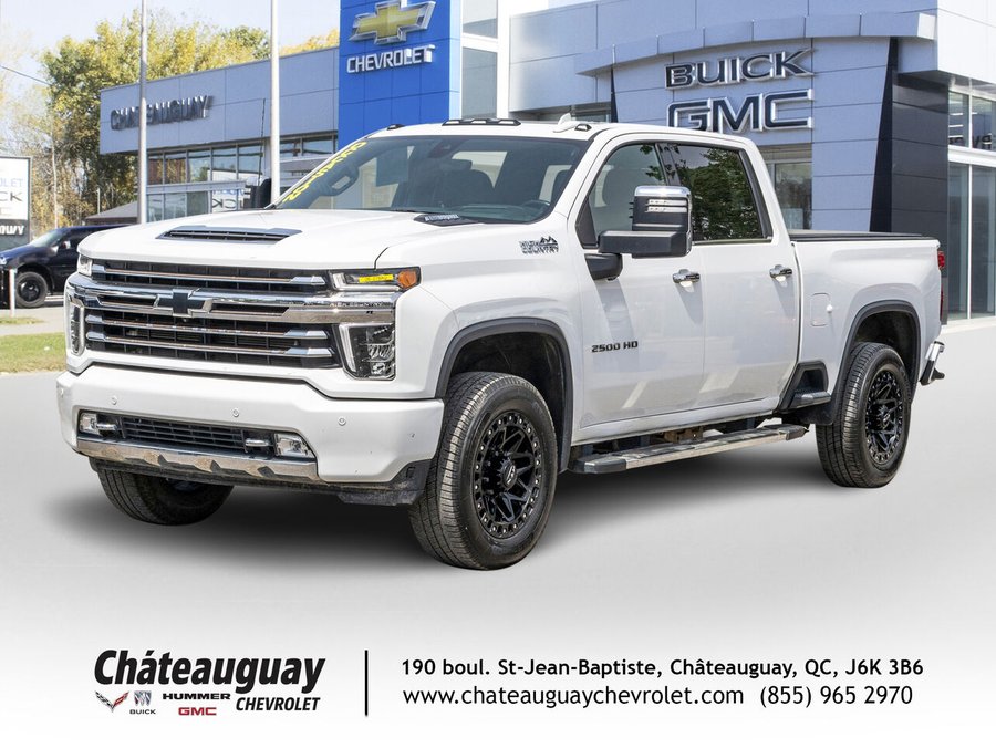 Chevrolet Silverado 2500HD High Country cabine multiplace 4RM 159 po 2022 Blanc