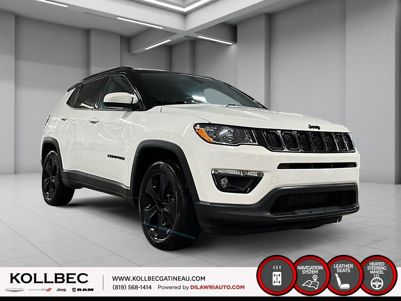 Jeep Compass 25571 | NORTH AWD 2020 Blanc Gatineau - photo #11