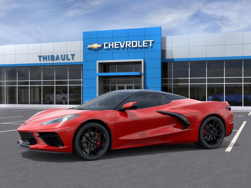 CHEVROLET CORVETTE Stingray cabriolet 2 portes avec 1LT 2027 Rouge Sherbrooke - photo #1