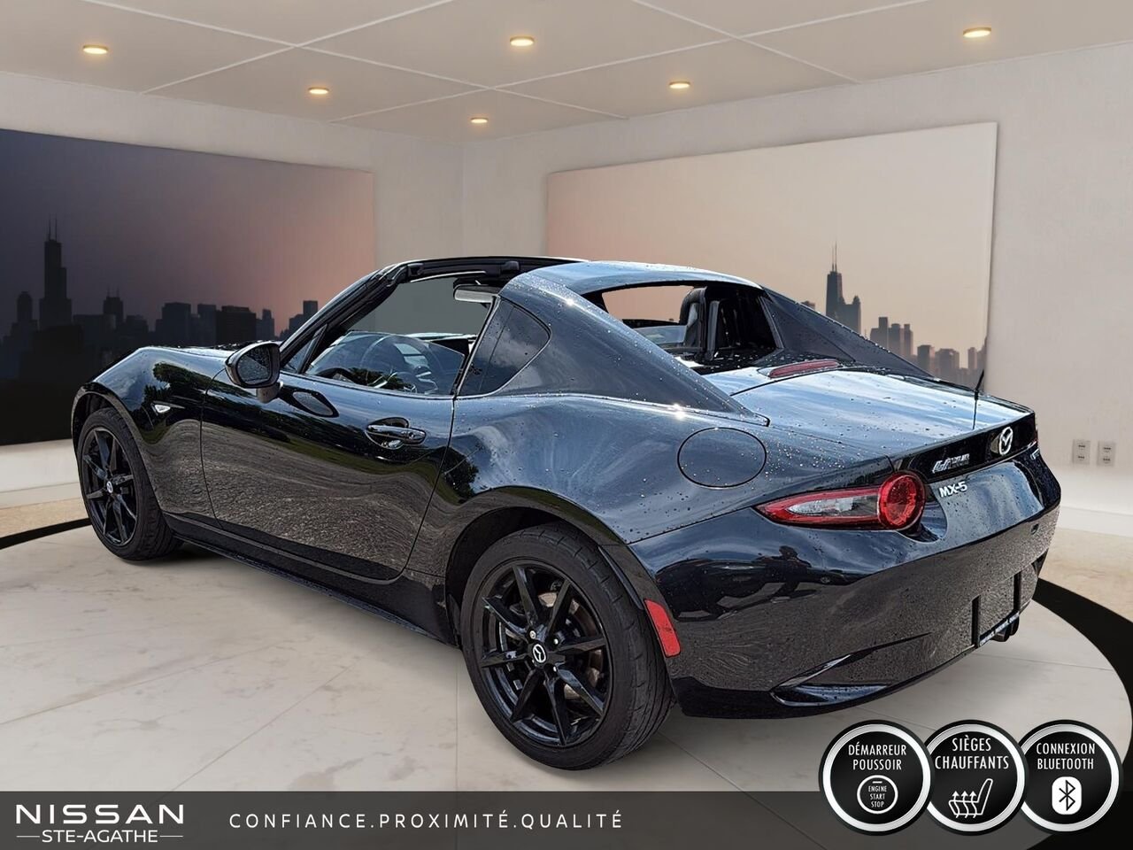 2022 Mazda MX-5 RF Black Sainte-Agathe-des-Monts - photo #7