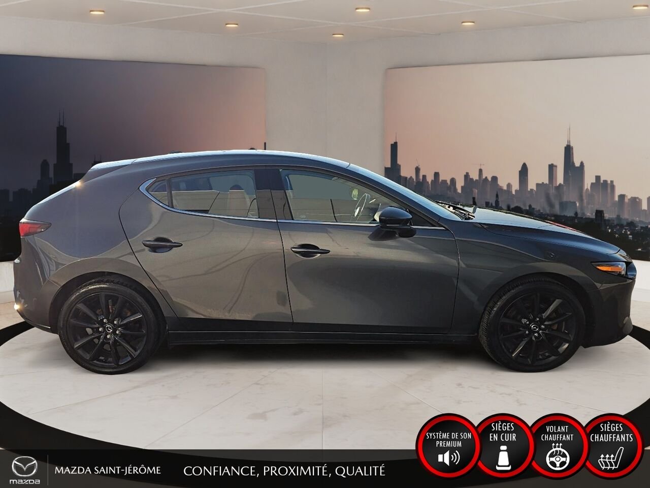 Mazda Mazda3 Sport 2023 Gris Ste-Agathe des Monts - photo #4