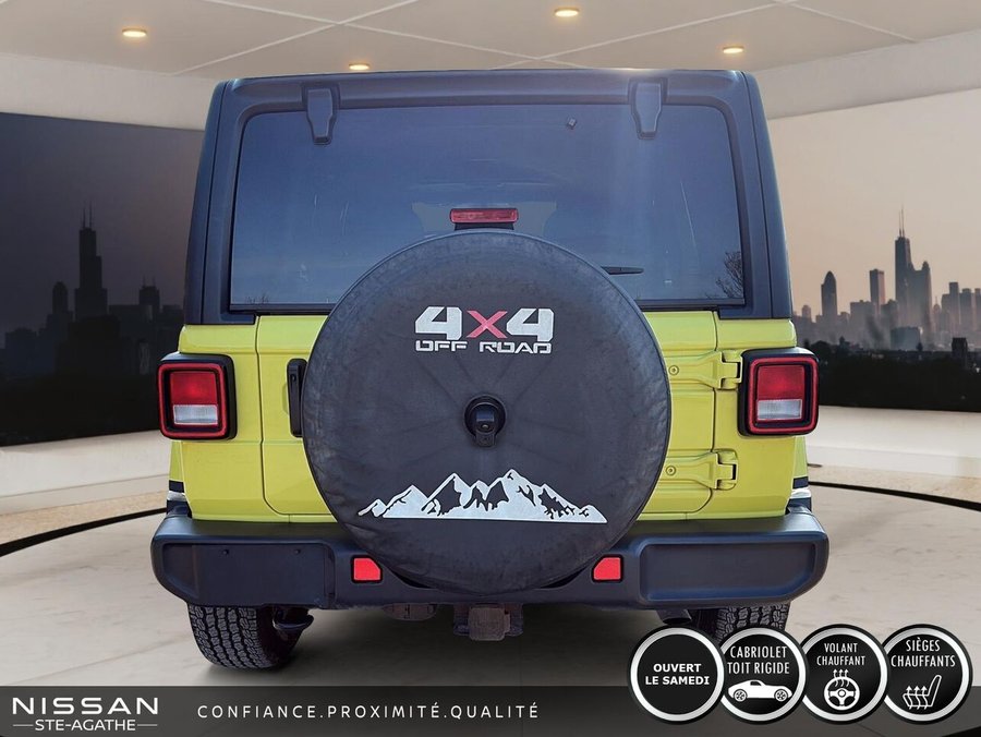 Jeep Wrangler Sahara 4 portes 4x4 2023 Jaune