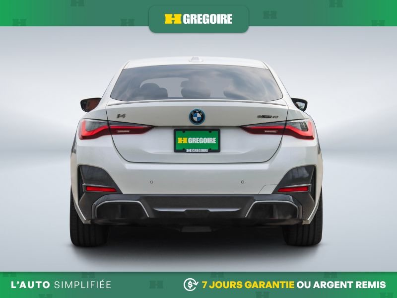 BMW i4 2022 Blanc Saint-Eustache - photo #7
