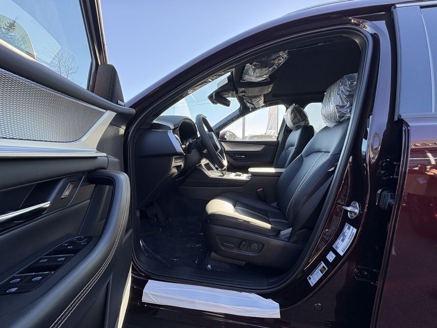 MAZDA CX-90 hybride rechargeable GT TI 2025 Rouge artisanal cristal métallisé