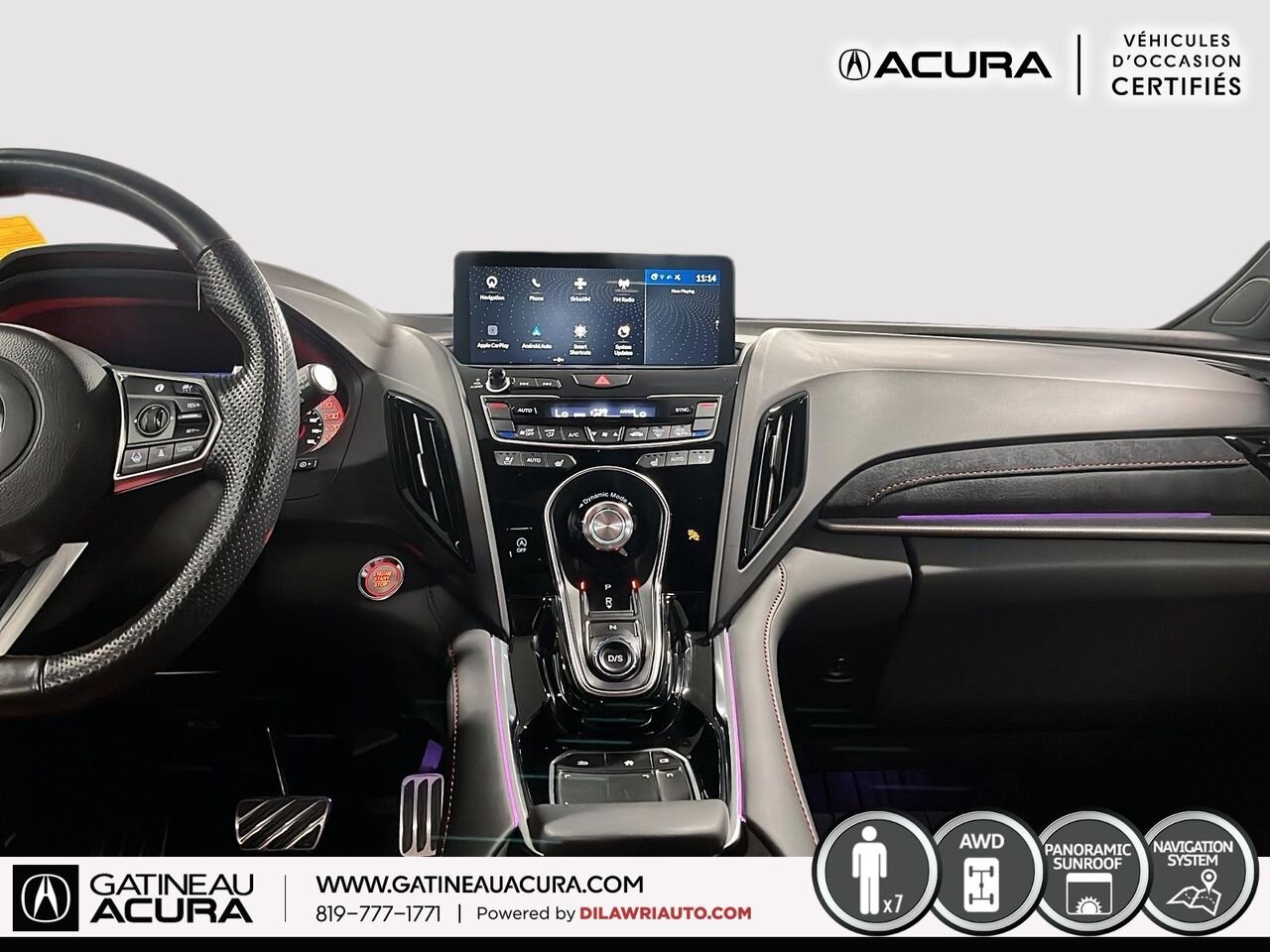 Acura RDX A-Spec SH-AWD 2023 Noir Gatineau - photo #25