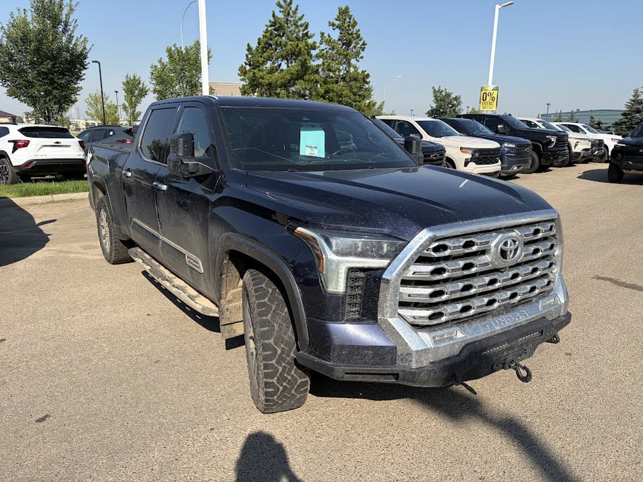 2022 Toyota Tundra 4x4 Crewmax Platinum Long Bed Blue Sherwood Park - photo #1