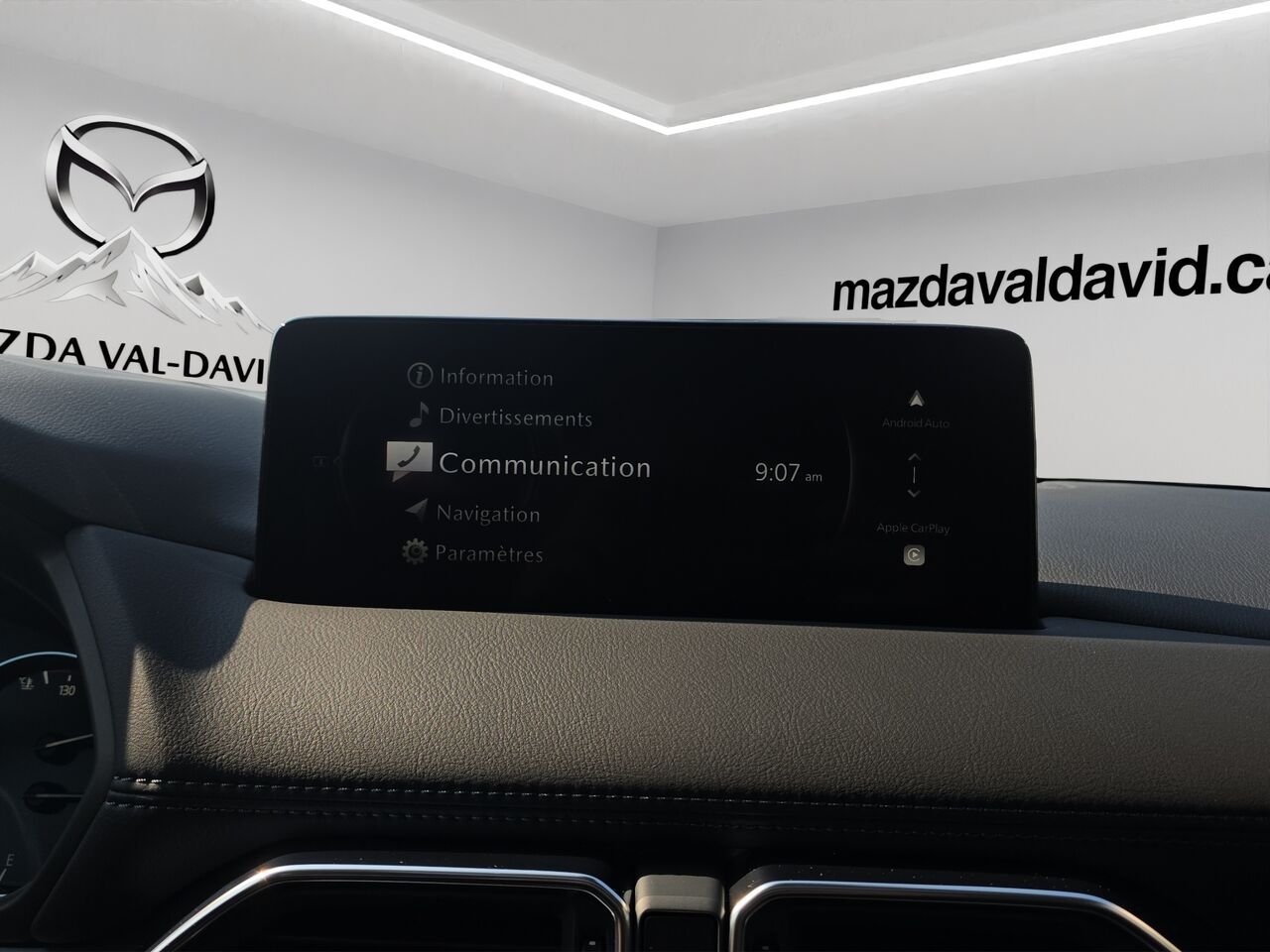 2025 Mazda CX-5 4 pneu hivers inclus, Gs, awd, Toit ouvrant, volant et rétroviseurs chauffants, hayon électrique Polymetal Metallic Val-David - photo #12