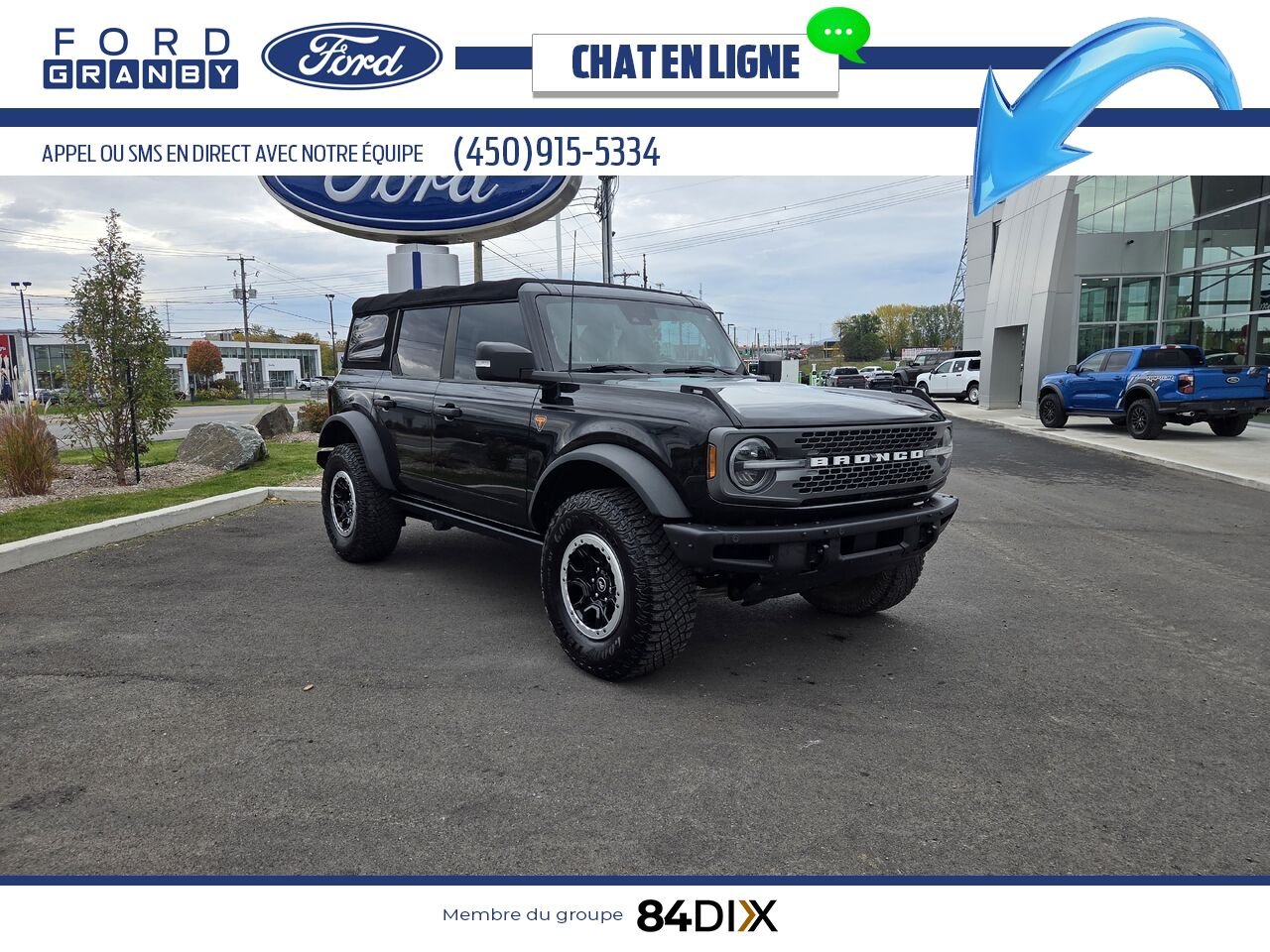 Ford Bronco 2021 Noir Granby - photo #0