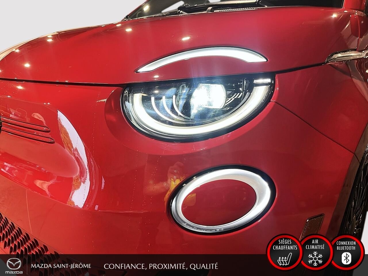 FIAT 500e 2024 Rouge Saint-Jérôme - photo #1