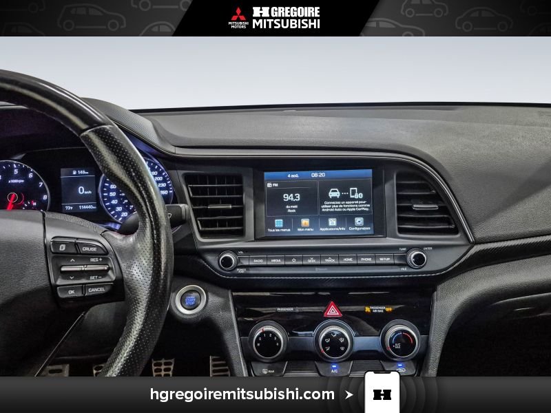 Hyundai Elantra MA4420 | Sport * Manuel * Mags * Caméra * Toit * Carplay 2019 Gris Laval - photo #27