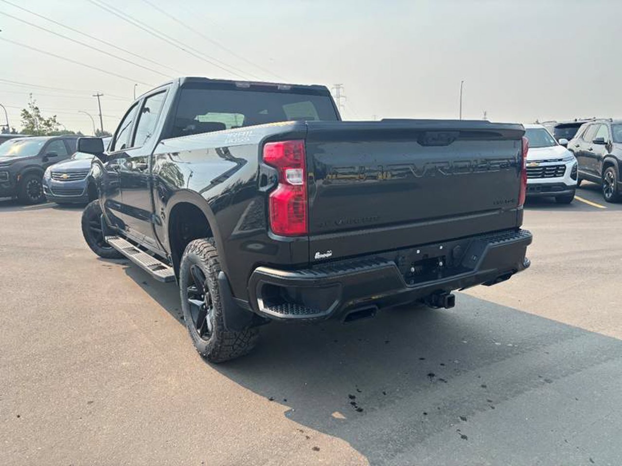 2024 Chevrolet Silverado 1500 4WD Crew Cab 147 Custom Trail Boss Black Sherwood Park - photo #3