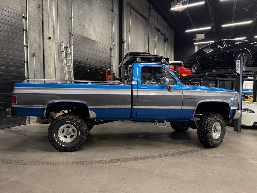 1987 Chevrolet K10 1987 Blue