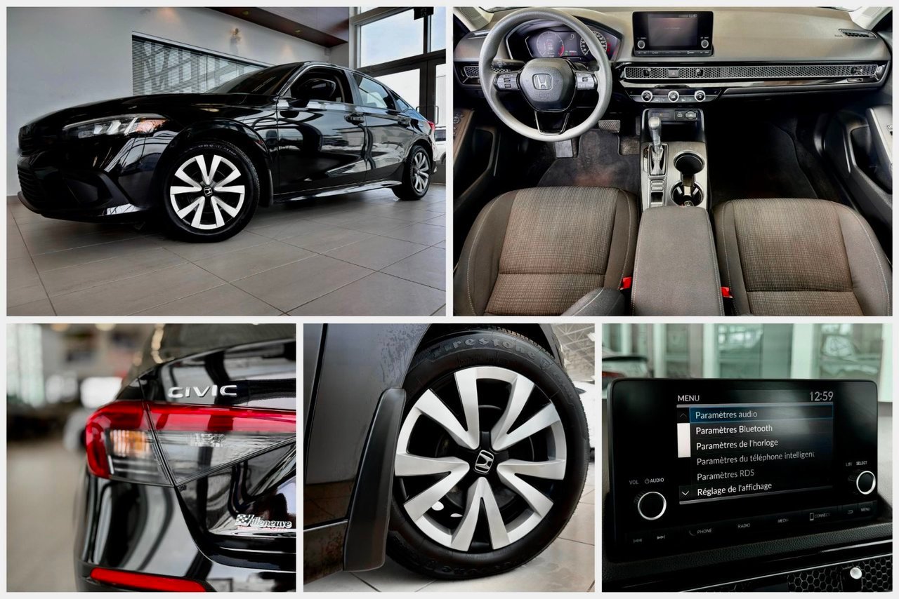 Honda Civic Sedan 2024 Noir Notre-Dame-des-Prairies - photo #12