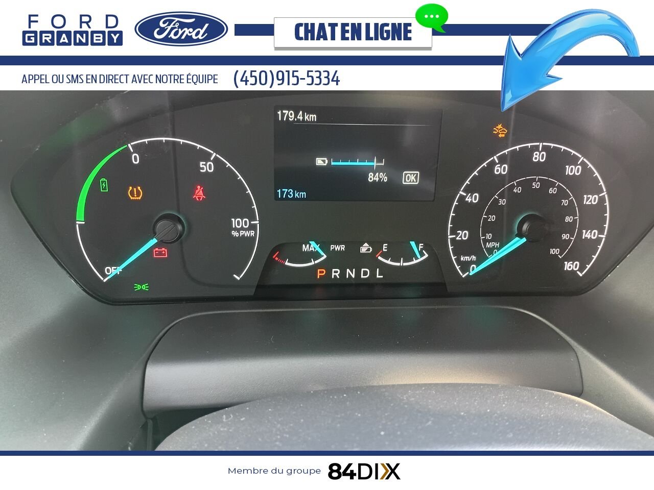 Ford E-TRANSIT FOURGONNETTE UTILITAIRE 2024 Blanc Granby - photo #13