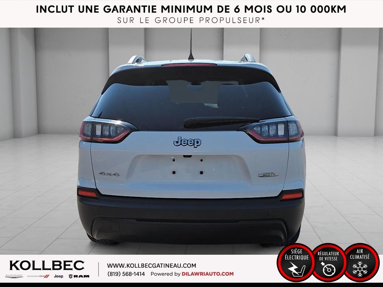 JEEP CHEROKEE 261101 | North 4x4 2019 Blanc Gatineau - photo #15