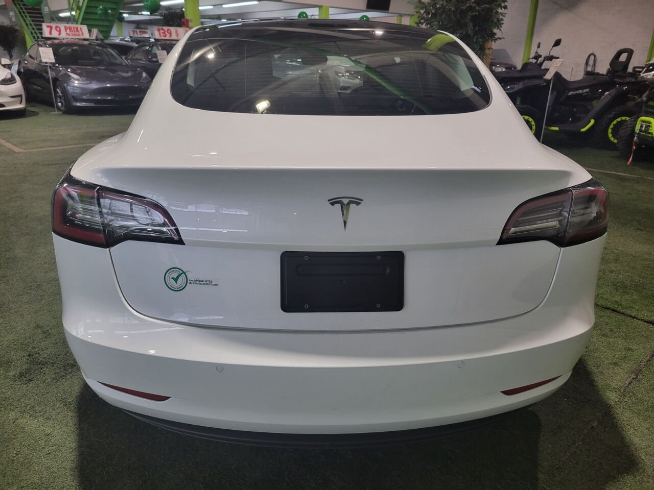 Tesla Model 3 2021 Blanc Longueuil, - photo #4