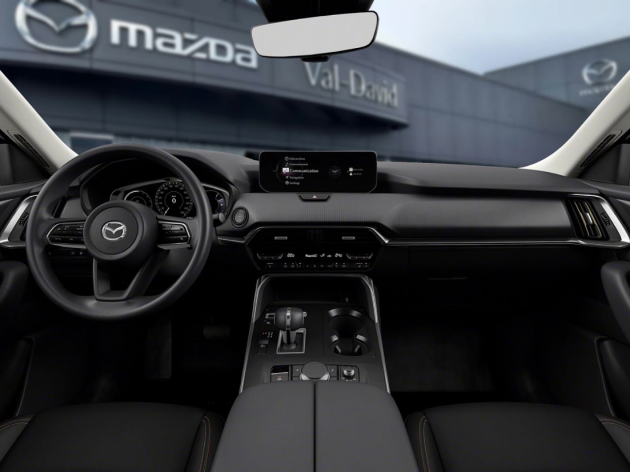 Mazda CX-90 hybride rechargeable GS TI, COMMANDE AUDIO AU VOLANT, VOLANT CHAUFFANT 2026 Bleu Val-David - photo #2