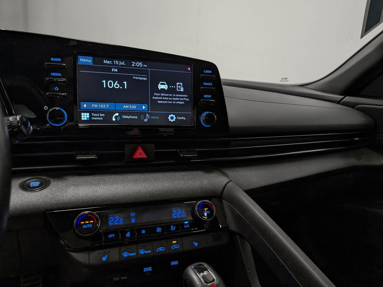 Hyundai ELANTRA Sedan N Line 1.6L Turbo Système de Son Bose 2021 Blanc Sherbrooke - photo #9
