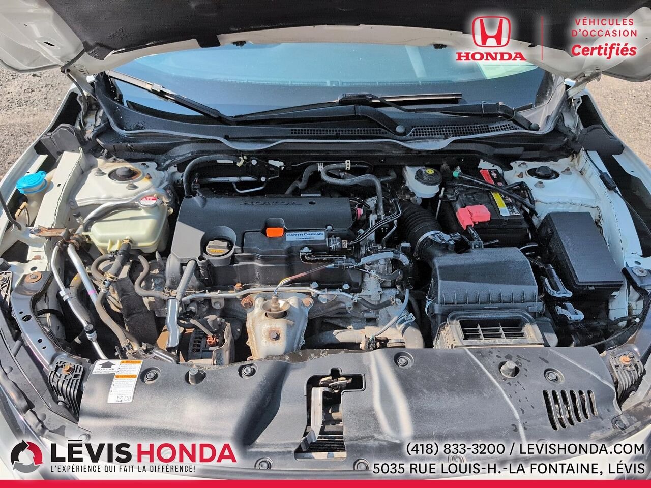 Honda Civic LX LX BM 2019 Blanc Lévis - photo #15