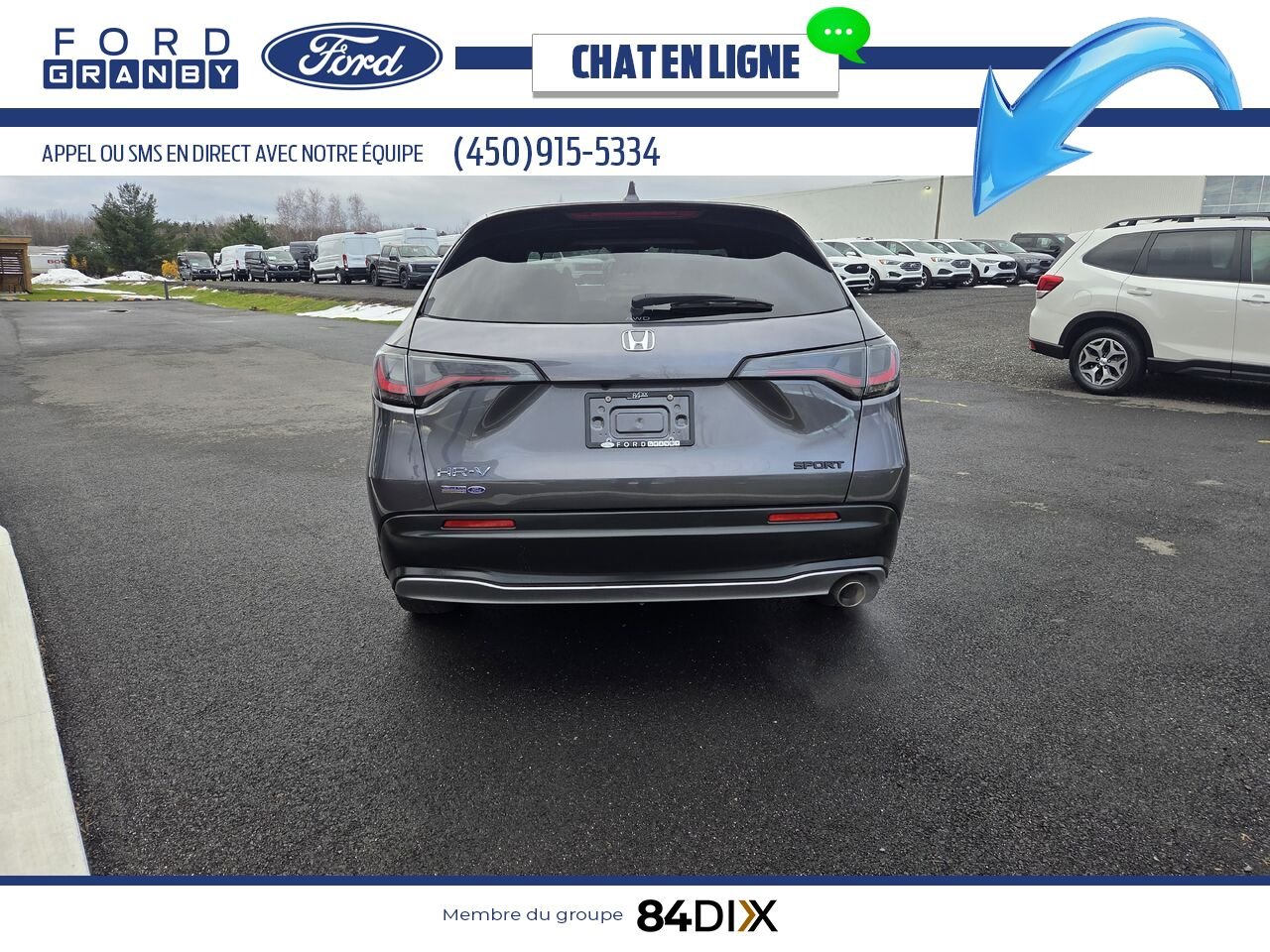 2023 Honda HR-V Grey Granby - photo #5