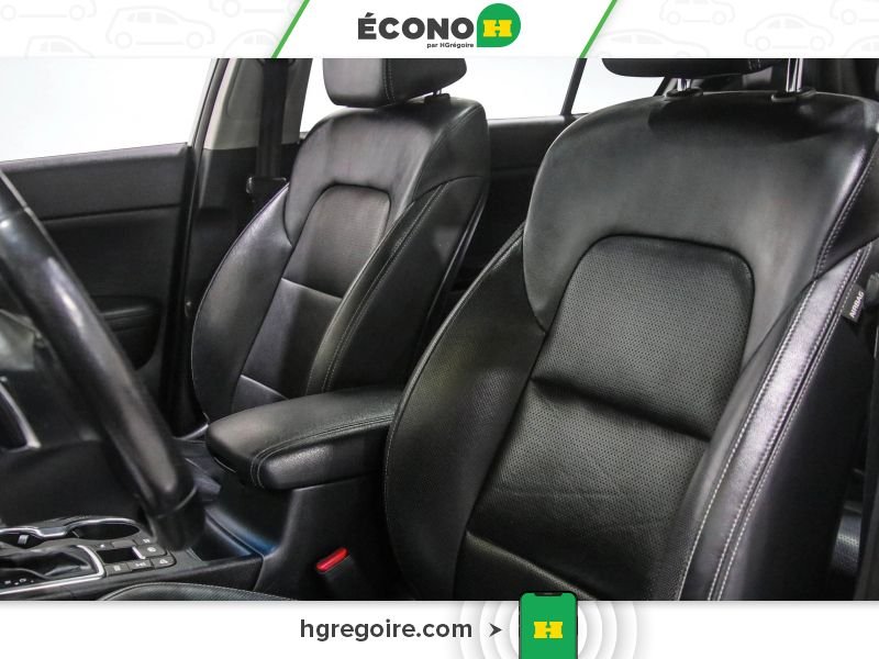 Kia Sportage 725354 | AWD AUTO AC CUIR TOIT NAV GR ELEC MAGS CAM RECUL B 2018 Blanc Laval - photo #10