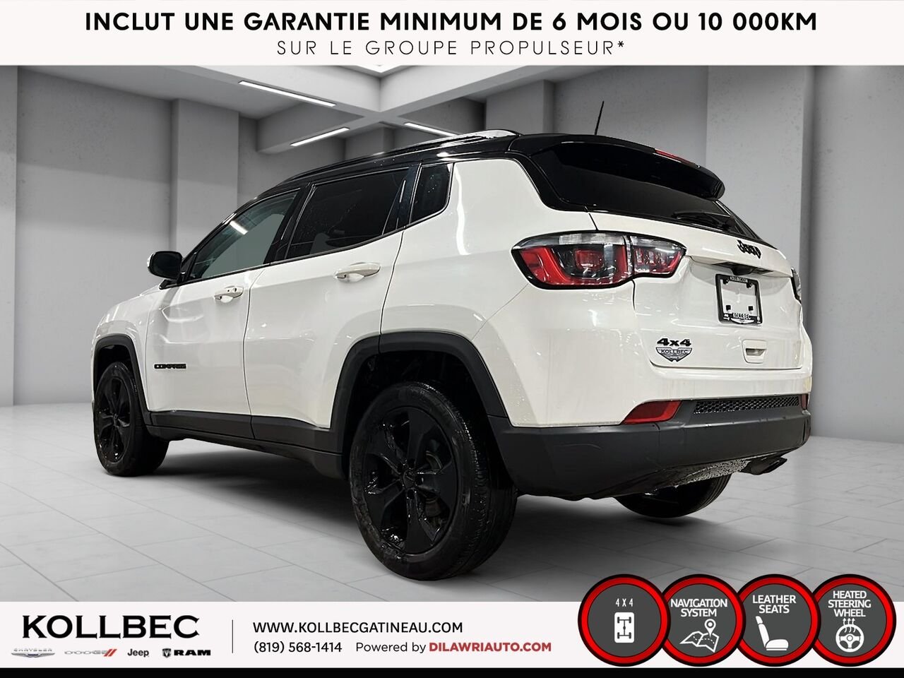 2020 Jeep Compass 25571 | NORTH AWD White Gatineau - photo #16