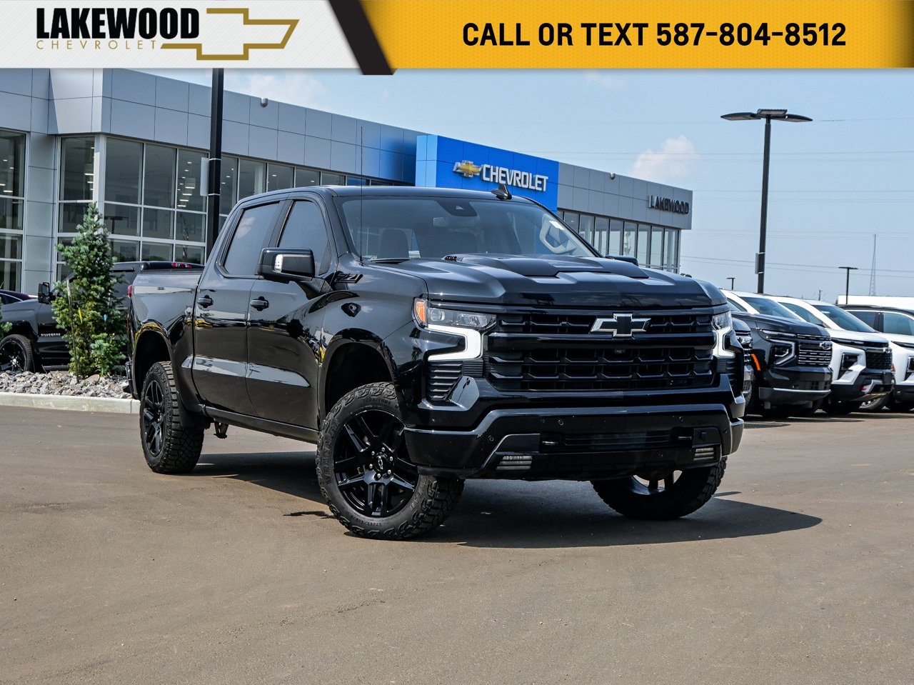 2025 Chevrolet Silverado 1500 4WD Crew Cab 147 LT Trail Boss Black Sherwood Park - photo #0