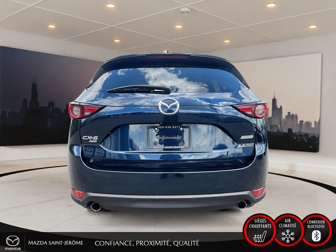 Mazda CX-5 2019 Bleu Saint-Jérôme - photo #6