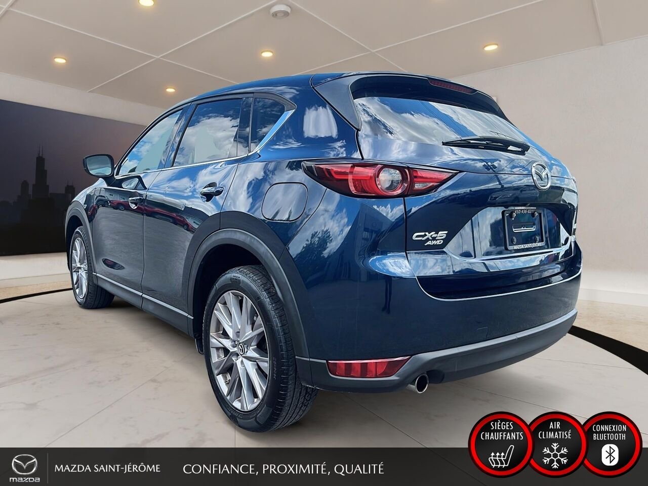 Mazda CX-5 2019 Bleu Saint-Jérôme - photo #9
