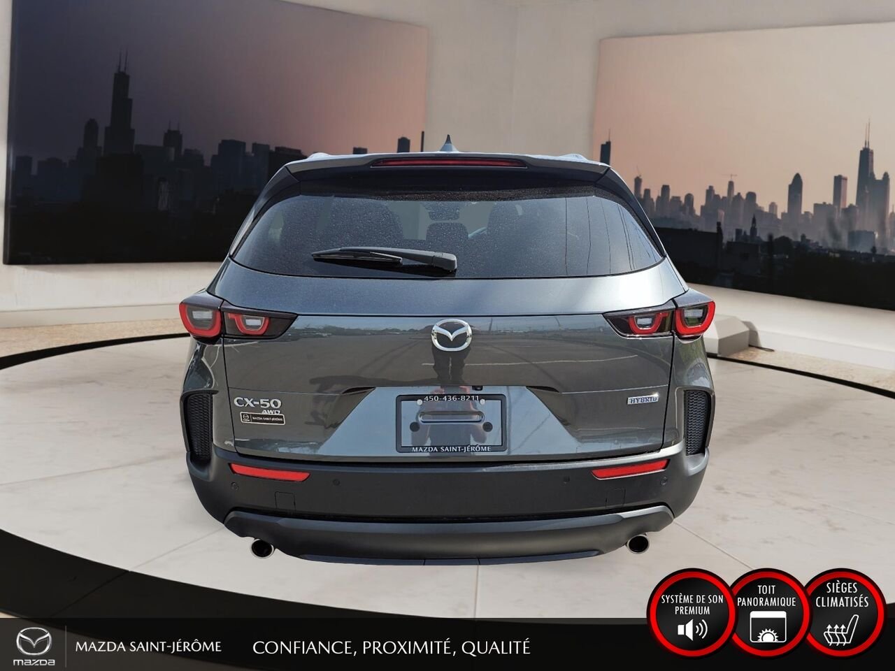 Mazda CX-50 hybride 2025 Gris Saint-Jérôme - photo #6