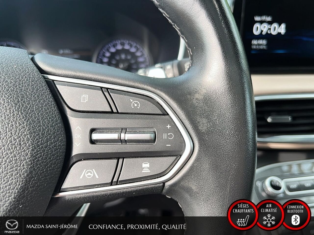 Hyundai Santa Fe Preferred TI avec ensemble Trend | TOIT PANO | CUIR | AWD | 2023 Gris Saint-Jérôme - photo #15