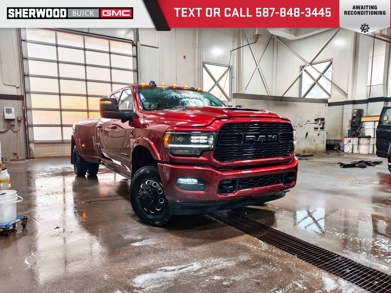 2023 Ram 3500 Limited 4x4 Crew Cab 8' Box Red Sherwood Park - photo #0