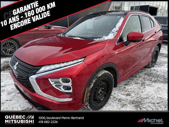 2022 Mitsubishi Eclipse Cross GT S-AWC, Cuir, Volant chauffant, Siège électrique Red