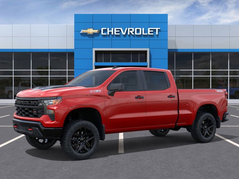 CHEVROLET Silverado 1500 Custom Trail Boss cabine multiplace 4RM 157 po 2026 Rouge ardent