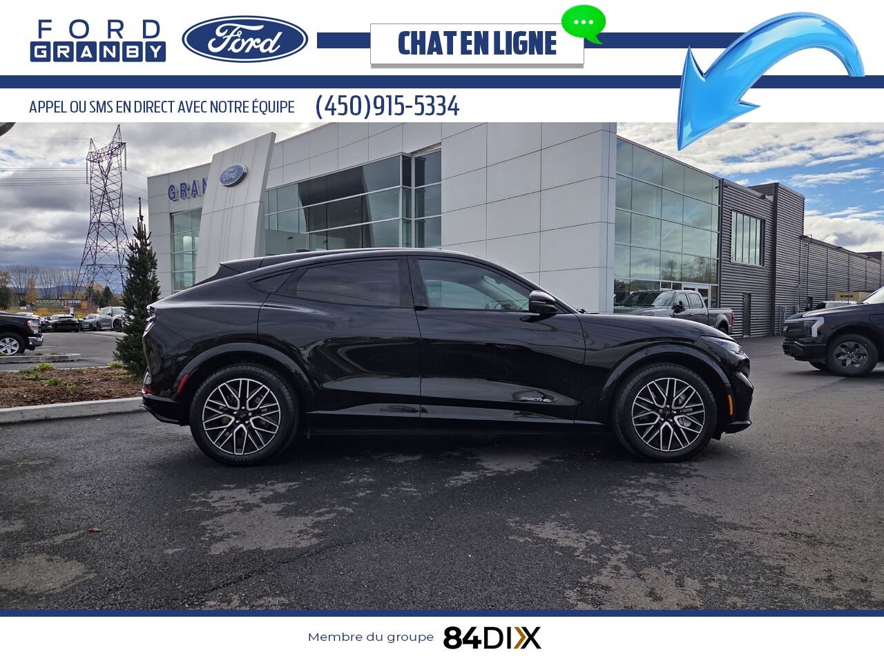 Ford Mustang Mach-E 2024 Noir Granby - photo #7