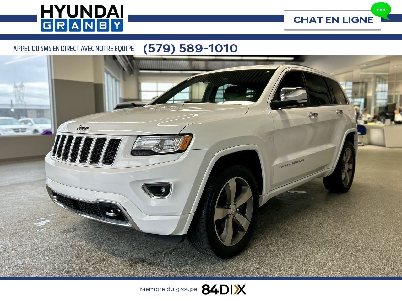 Jeep Grand Cherokee 2015 Blanc Granby - photo #3