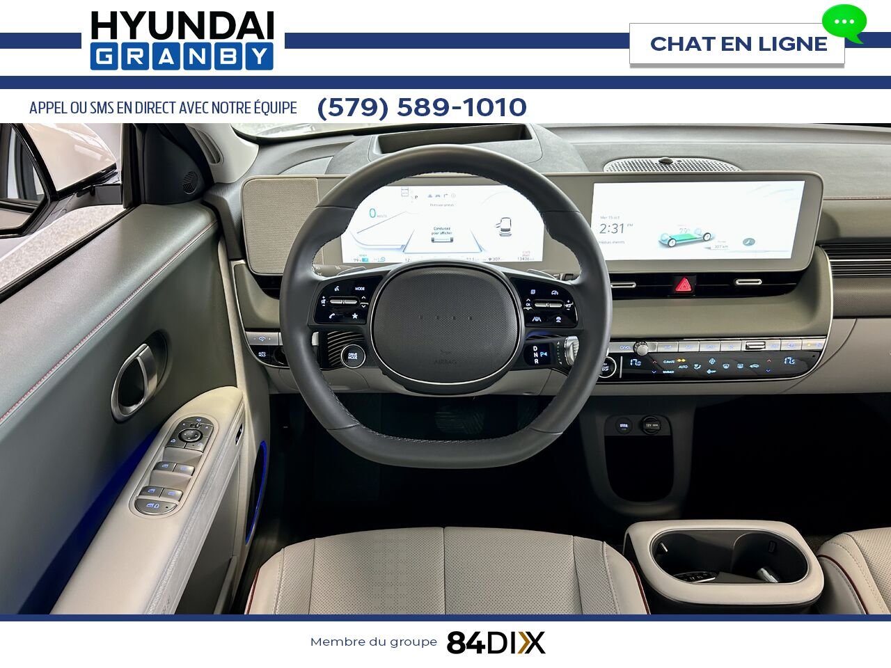 Hyundai Ioniq 5 2024 Blanc Granby - photo #13