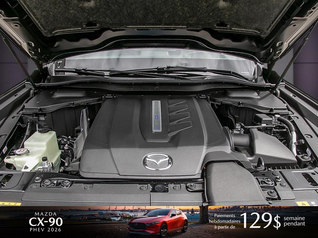 2026 Mazda CX-90 PHEV JM3KKDHA0T1366182 Jet Black Mica Mirabel - photo #5