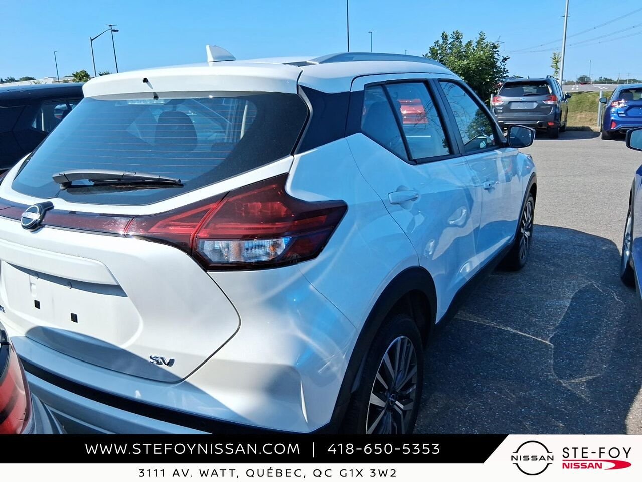 Nissan Kicks SV TA 2024 Blanc Ste-Foy - photo #1