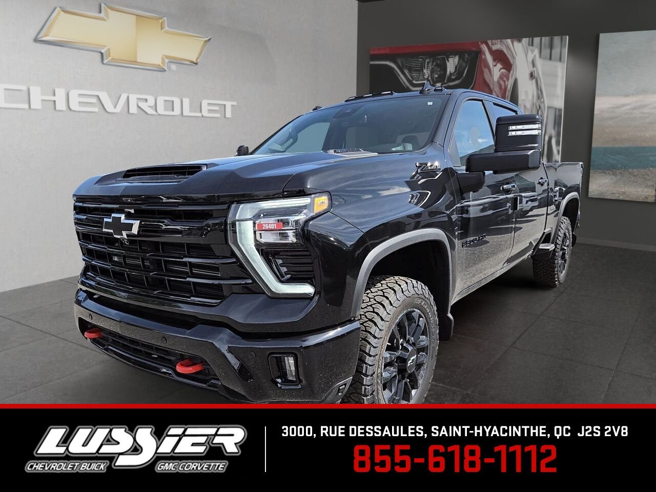 Chevrolet Silverado 2500HD LTZ cabine multiplace 4RM 159 po 2026 NOIR Saint-Hyacinthe - photo #0