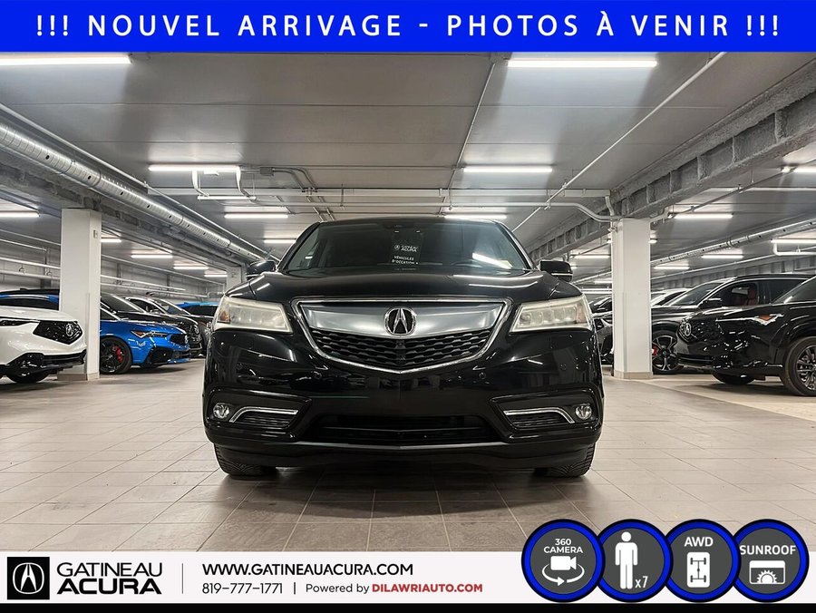 Acura MDX *** UN PROPRIO + CLEAN CARFAX *** 2016 Noir