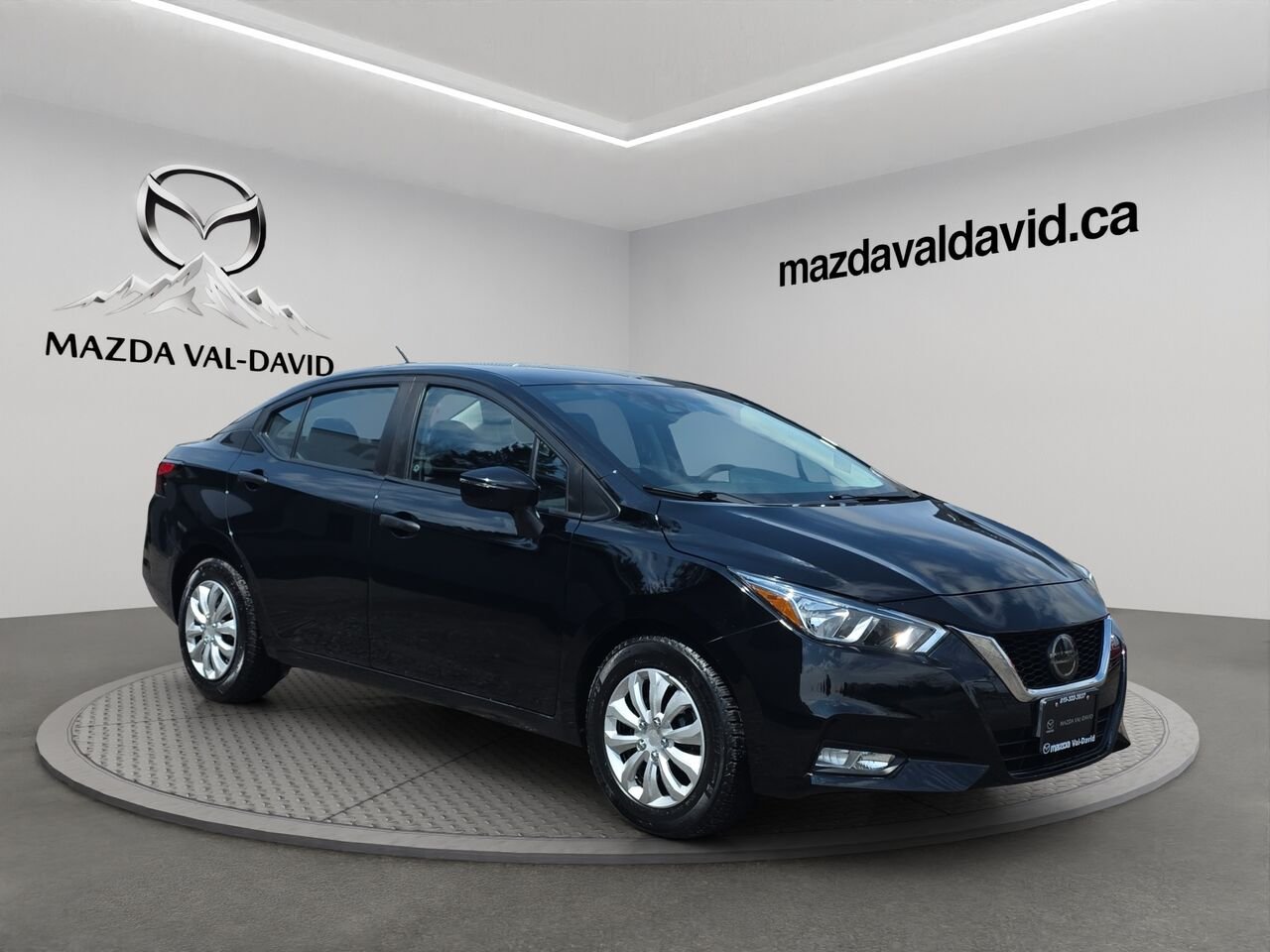 Nissan Versa S CVT, commande audio au volant, cruise control, Caméra de recul 2021 Noir Val-David - photo #4