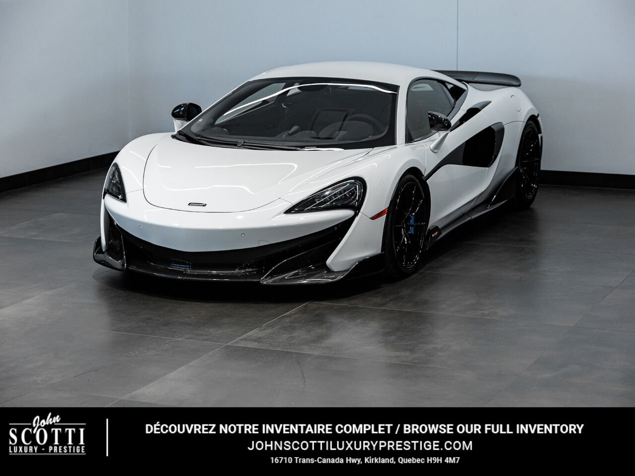 2019 McLaren 600LT *NO LUXURY TAX* White Kirkland - photo #0