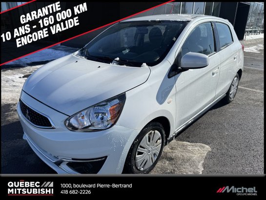 2019 Mitsubishi Mirage ES Plus, Climatisation, Garantie 2029 White