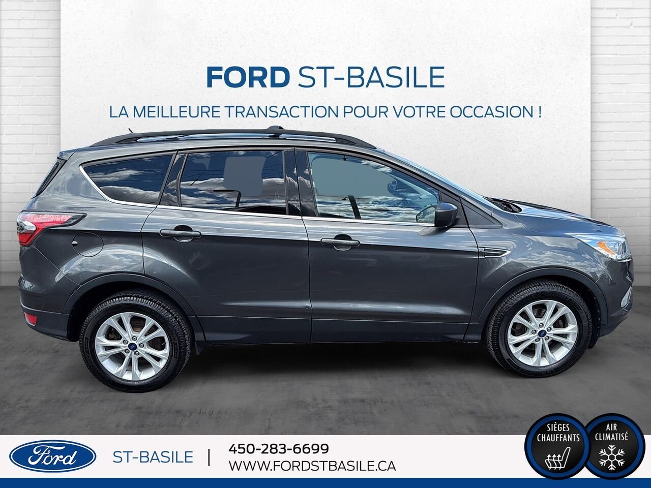 Ford Escape 2017 Gris Saint-Basile-le-Grand - photo #8