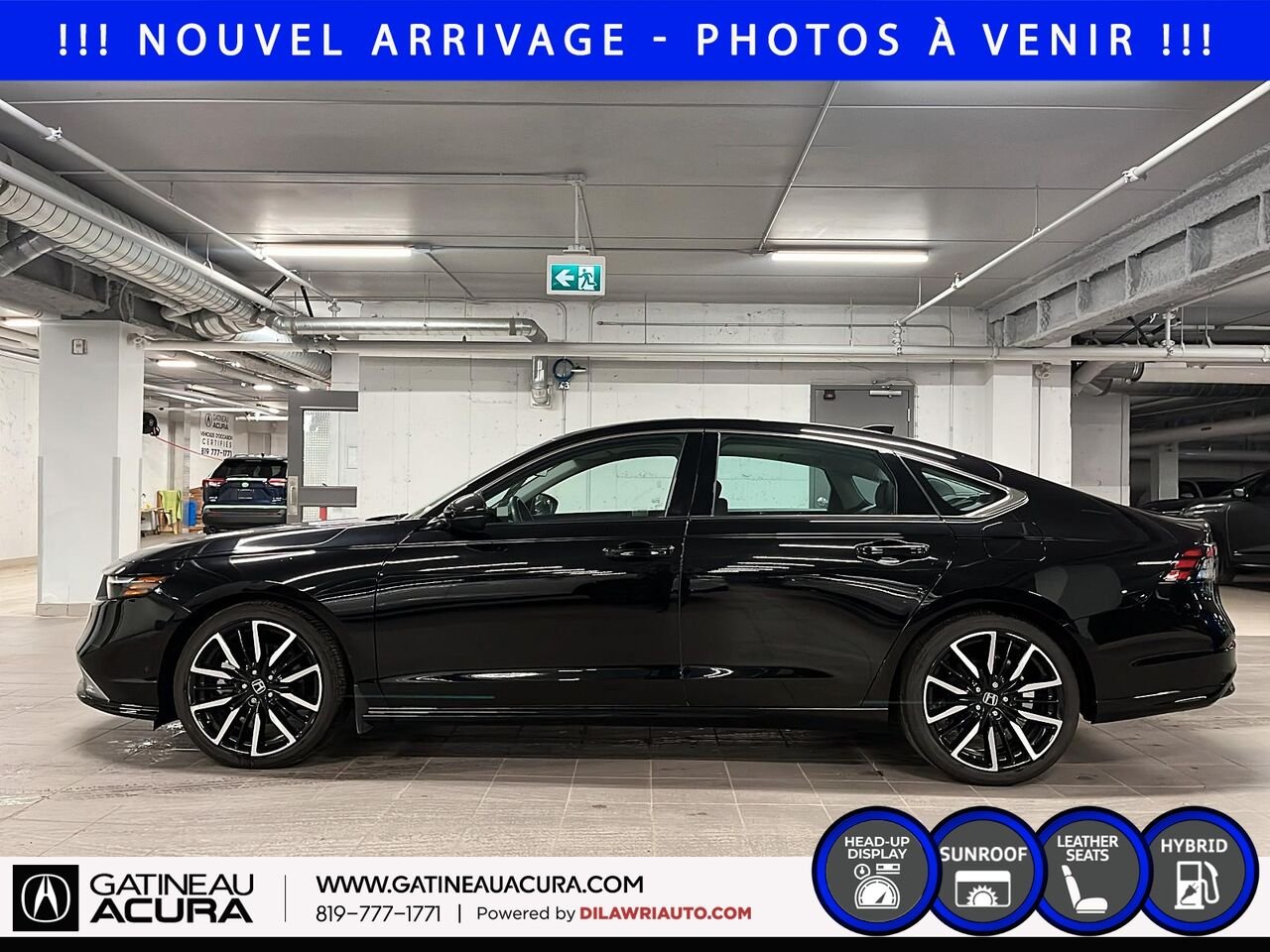 2024 Honda Accord Hybrid Touring Black Gatineau - photo #8