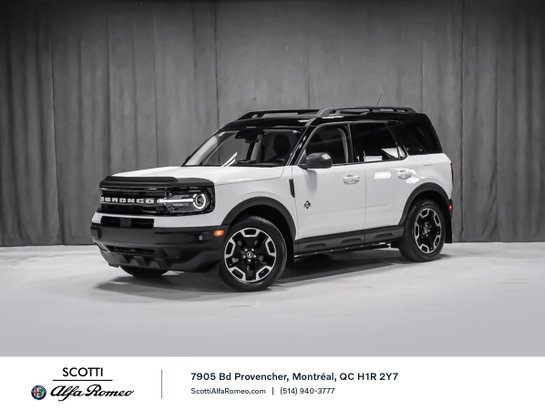 2023 Ford Bronco Sport OUTER BANKS 2 SET DE PNEU White
